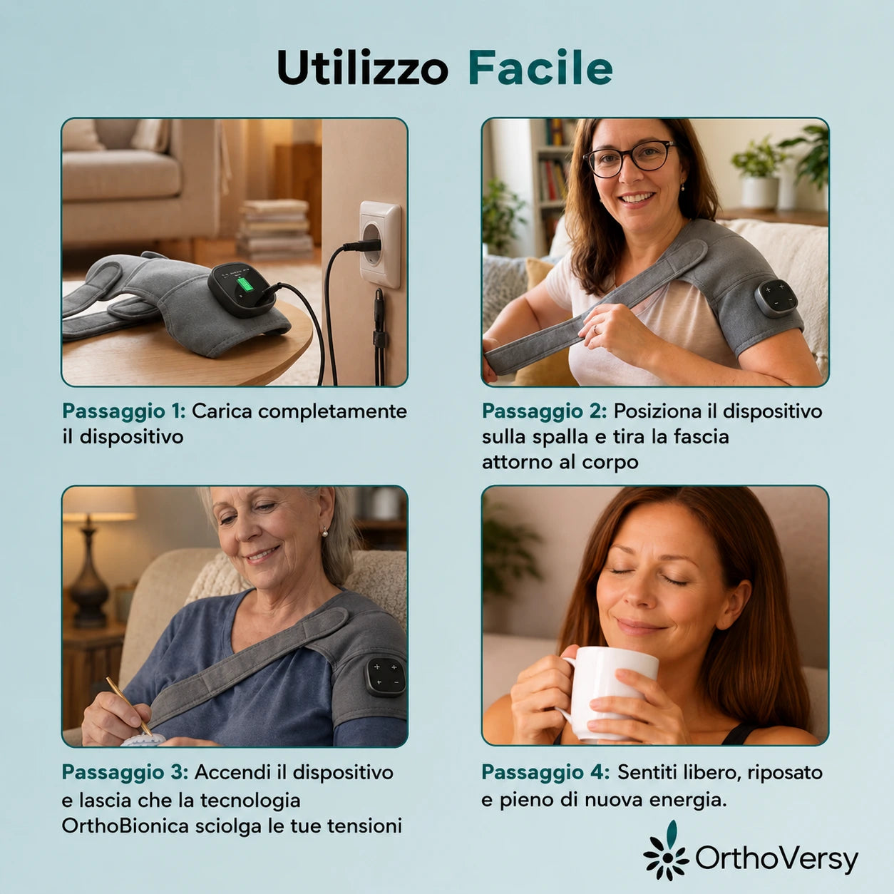 OrthoSpalla™ - Massaggiatore per spalle 3 in 1