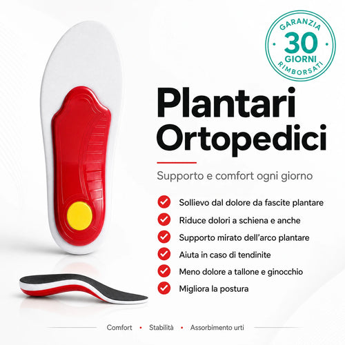 OrthoSolette™ | Plantari di sostegno per l'arco plantare