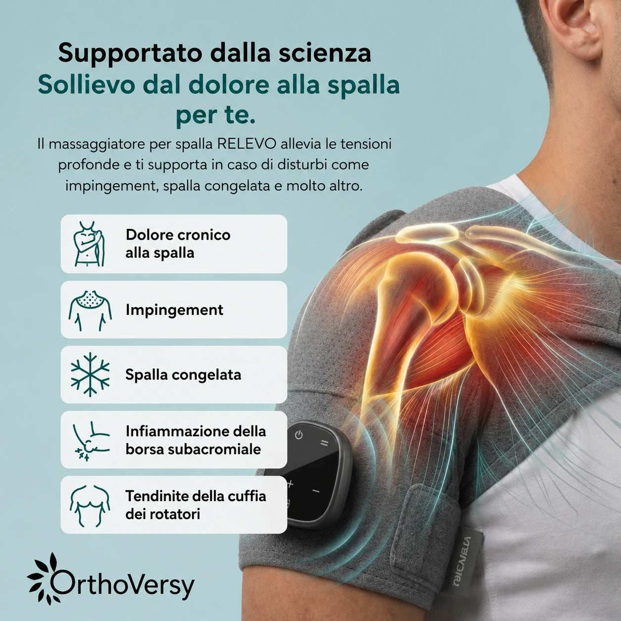 OrthoSpalla™ - Massaggiatore per spalle 3 in 1